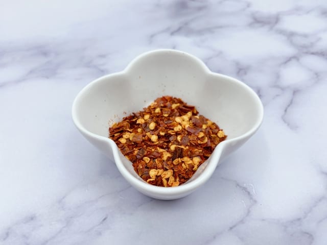 Free Dried Chili Packet.