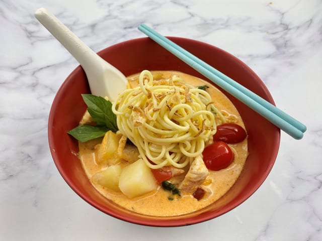 Thai Red Curry Noodle.