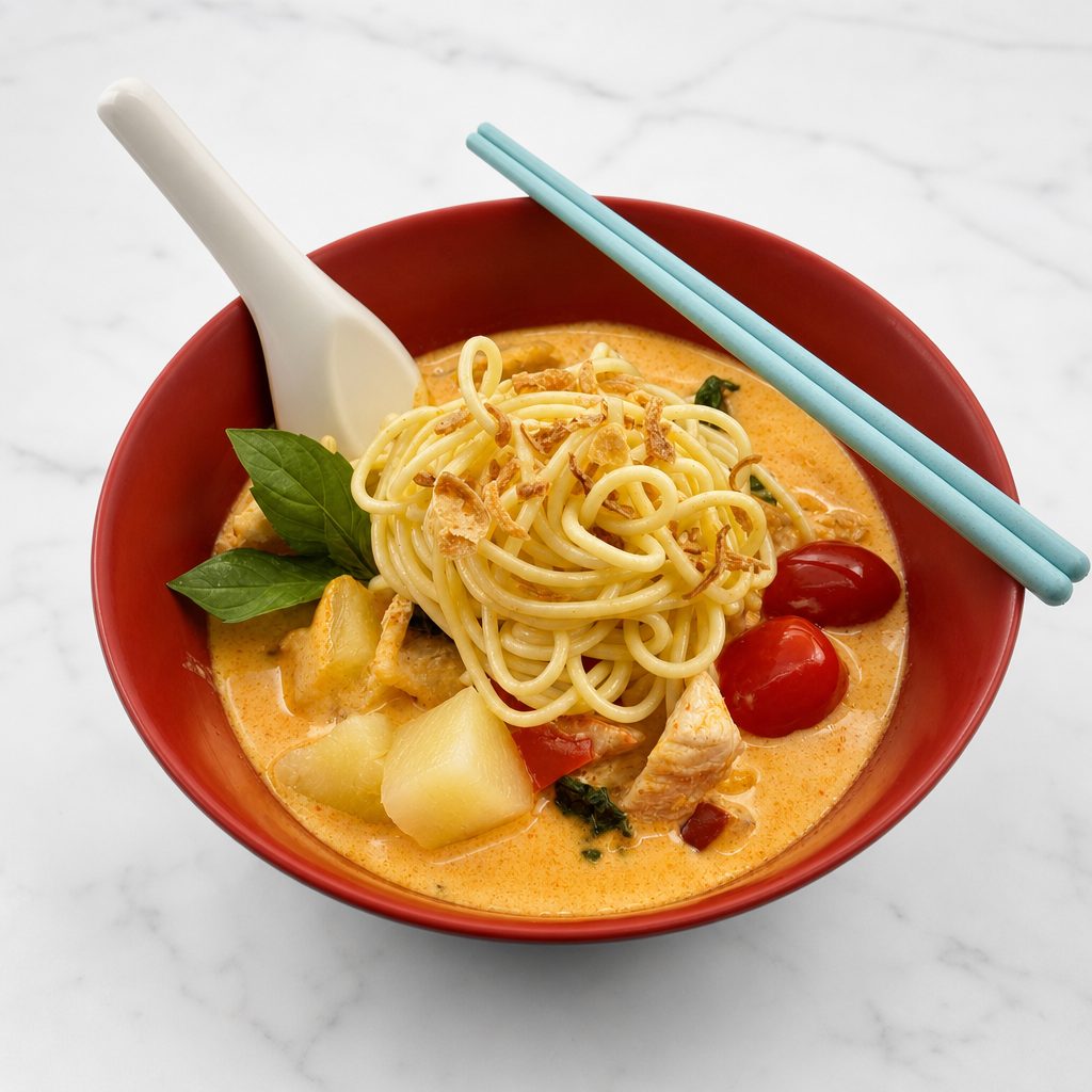 Thai Red Curry Noodle.