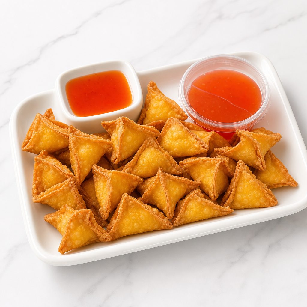 Crab Rangoon (30 Pieces Tray).