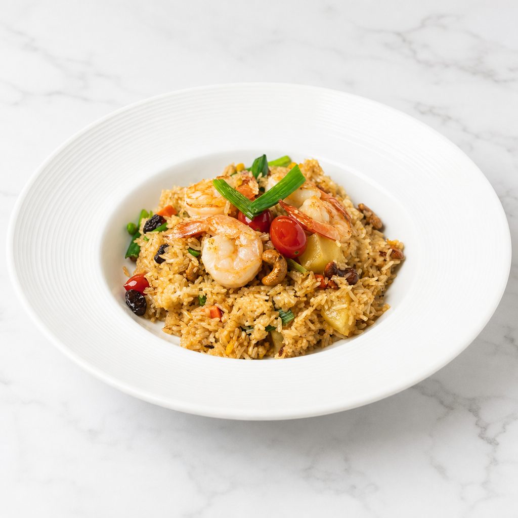 Pineapple Fried Rice (Gluten Free Sauce).