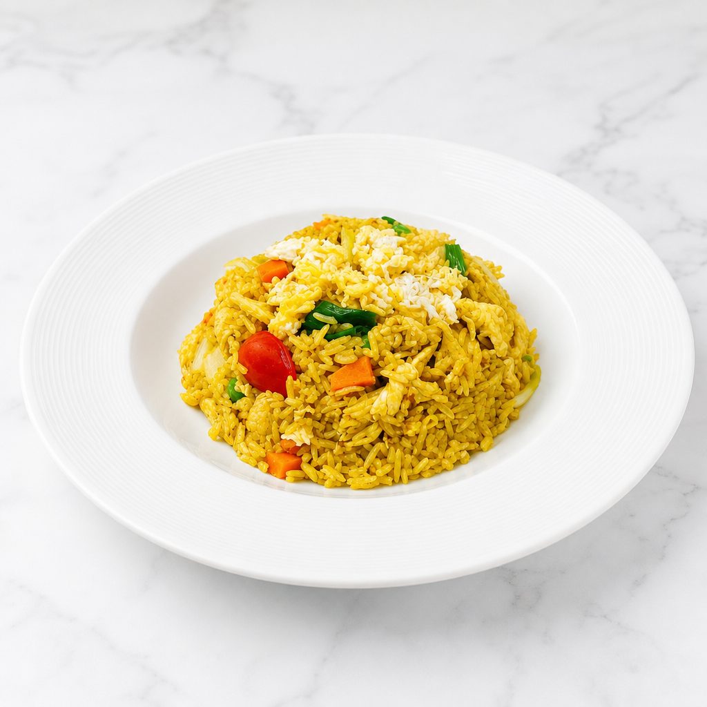 Yellow Curry Fried Rice.