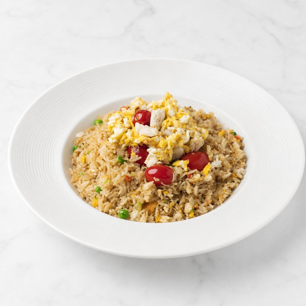 Crab Meat Fried Rice (with FREE Mango with Sticky Rice).