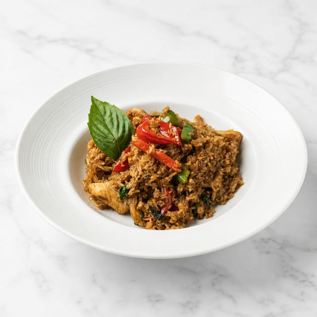 Thai Basil Spicy Fried Rice.