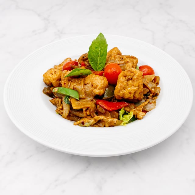 Vegan Drunken Noodle.