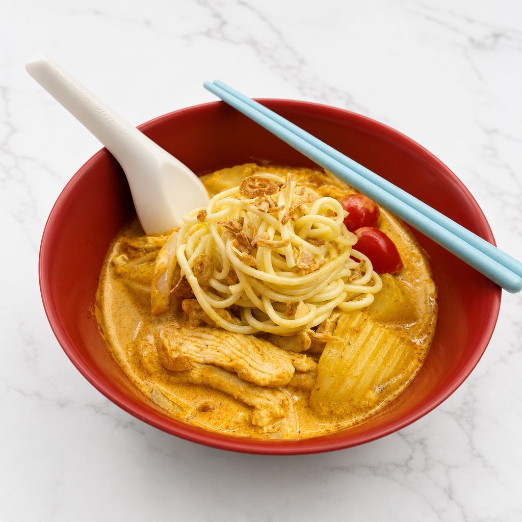 Thai Yellow Curry Noodle.