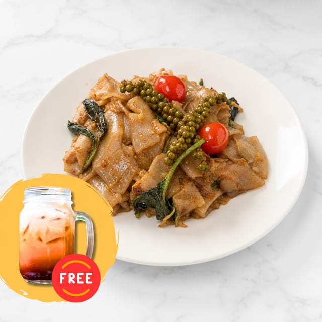 Wild Thai Drunken Noodle (with FREE Thai Iced Tea).