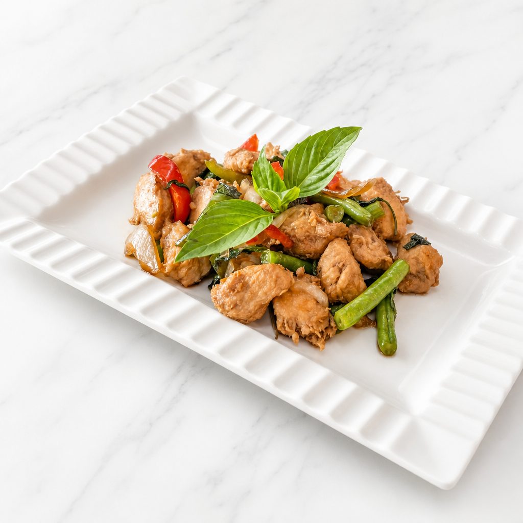 Vegan Ka Praw - Thai Basil Stir-Fry (Tray).