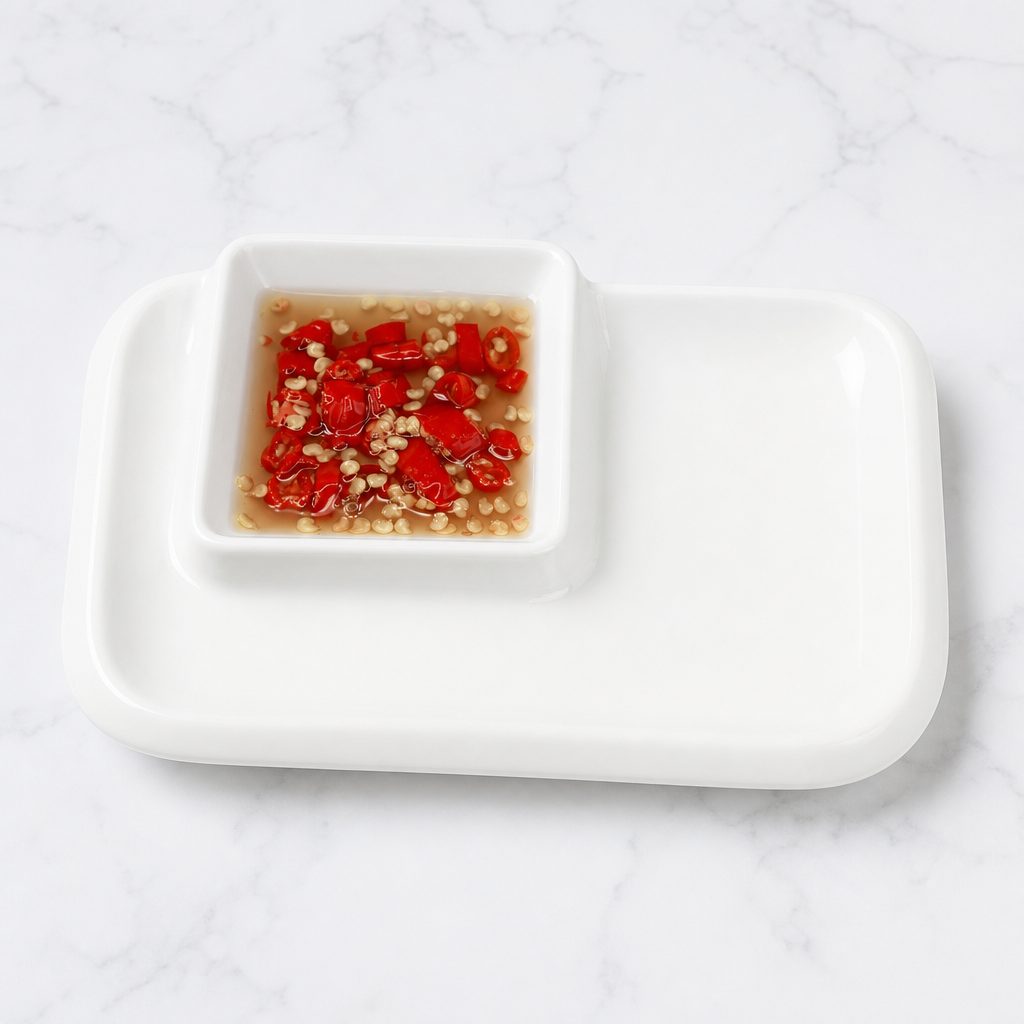 Packet of Thai Fish Sauce with Red Chili.