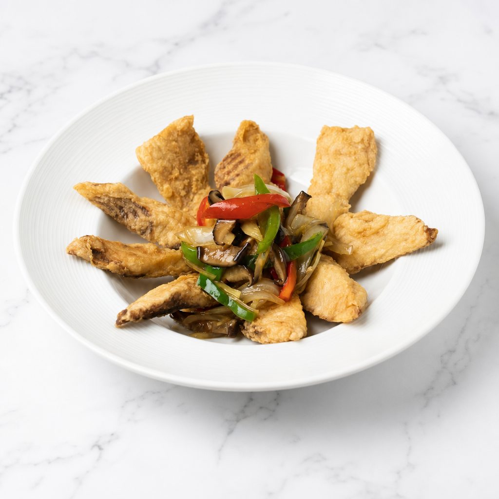 Golden Tilapia - Ginger Sauce.