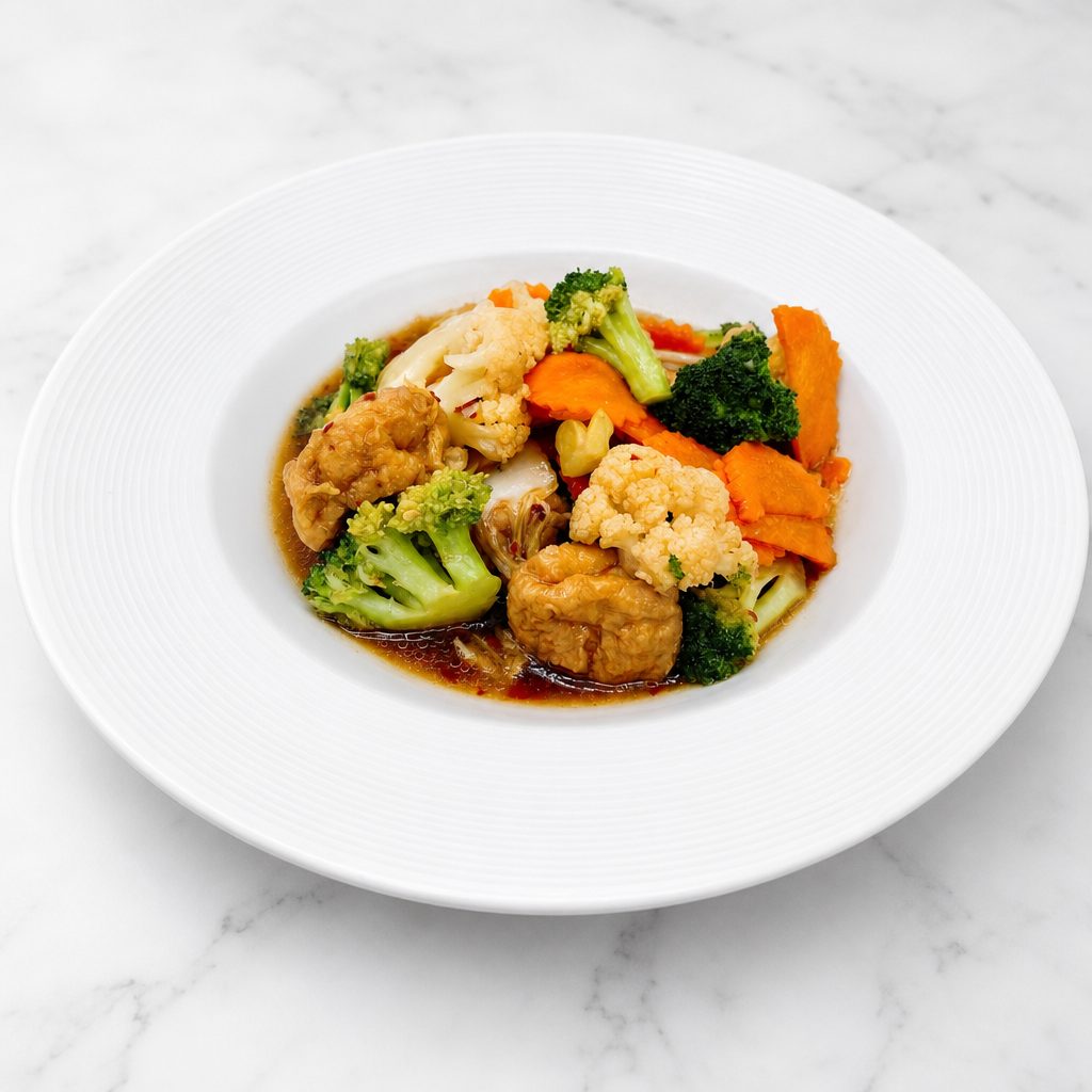 Mixed Vegetables Stir-Fry (Gluten Free Sauce).