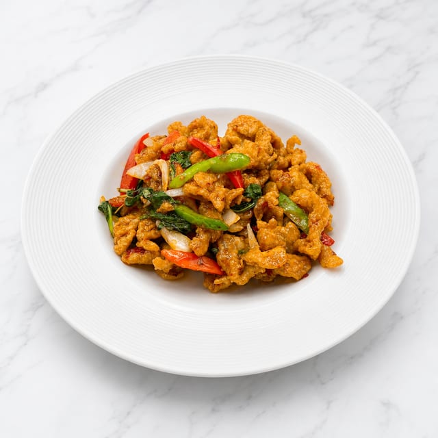 Crispy Chicken Basil.