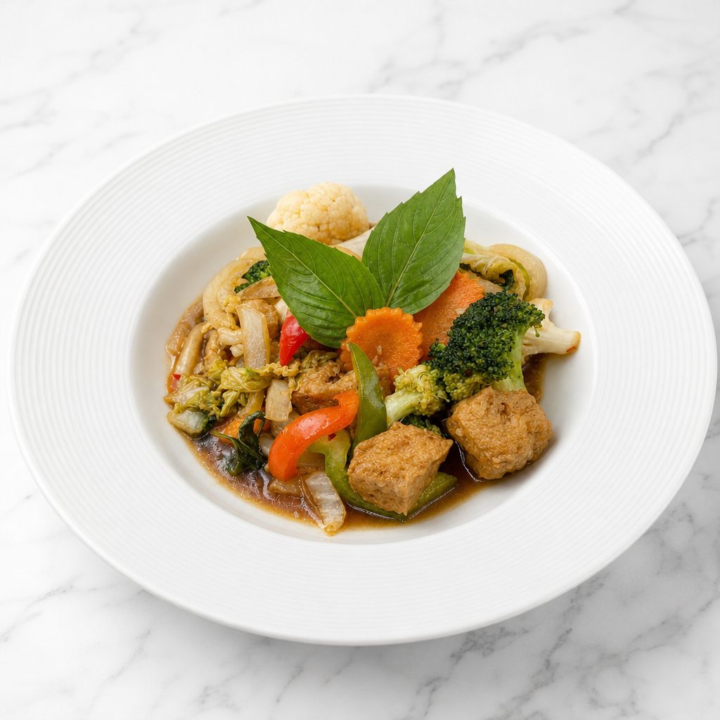 Vegan Ka Praw - Thai Basil Stir Fry.