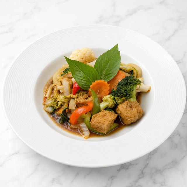 Vegan Ka Praw - Thai Basil Stir Fry.