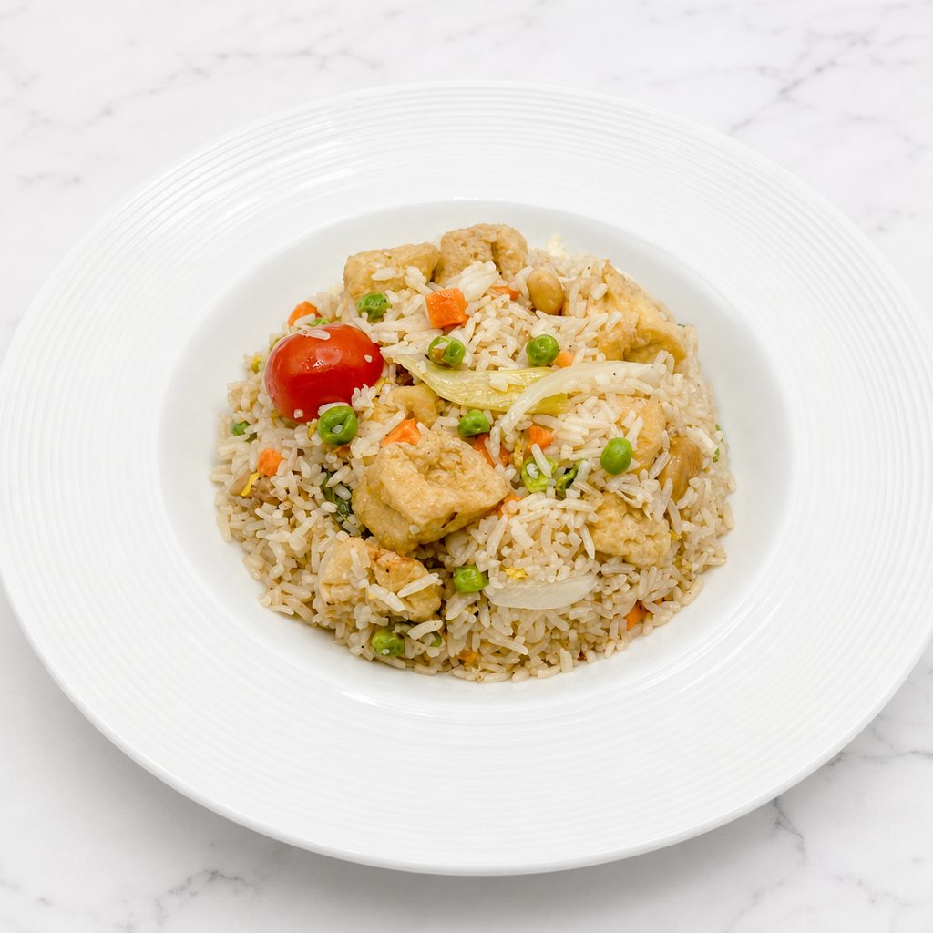 Vegan Thai Fried Rice (No Egg).