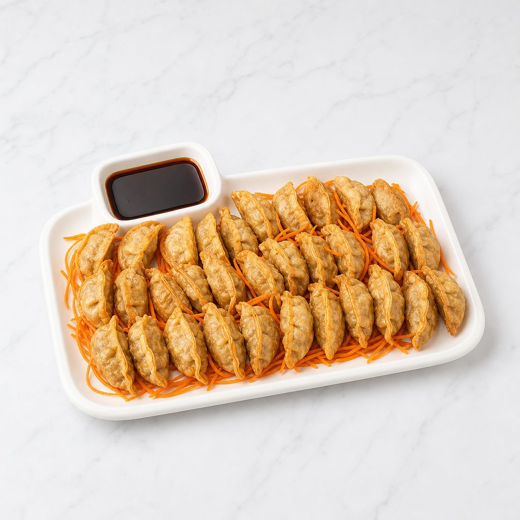 Crispy Vegan Gyoza (50 Pieces Tray).