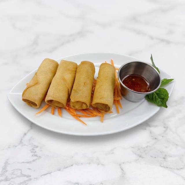 (HH) Crispy Vegetarian Spring Rolls 4pcs.