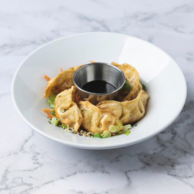 Crispy Chicken Gyoza.