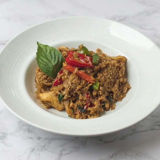 Thai Basil Spicy Fried Rice (Tray).
