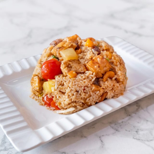 Vegan Pineapple Fried Rice (Tray).