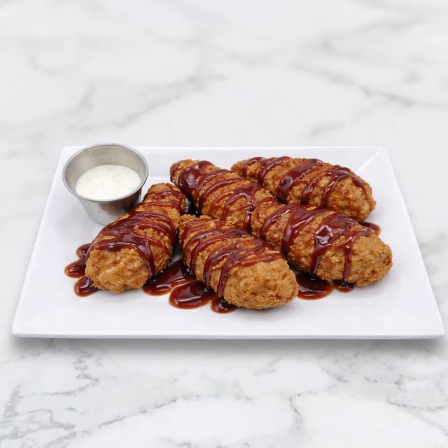 (HH) Chicken Wings 5 pcs Honey BBQ Sauce.