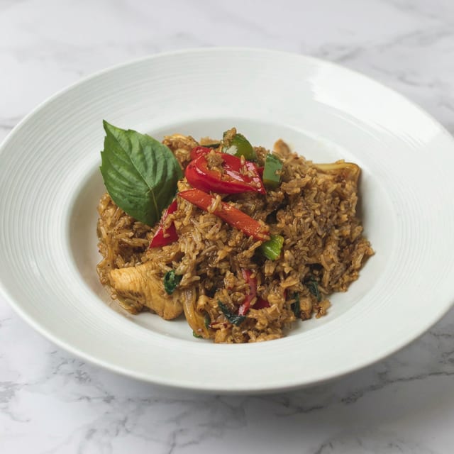 Thai Basil Spicy Fried Rice.