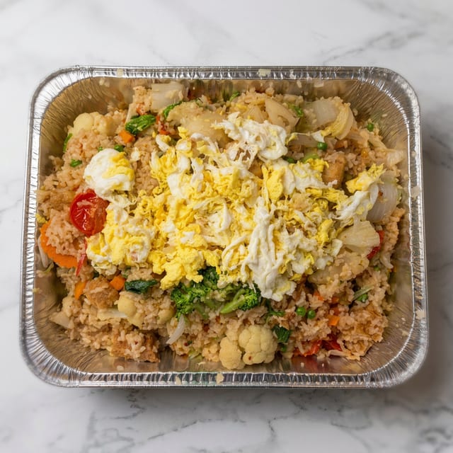 Thai Fried Rice (Gluten Free Sauce) (Tray).