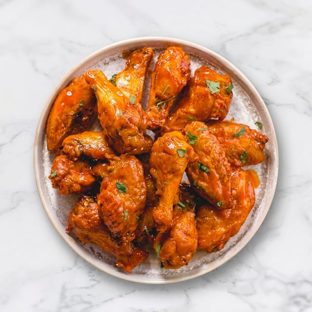 Sriracha Chili Wings (10 Pcs).