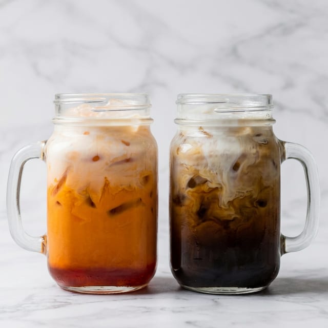 Assorted Thai Iced Tea & Coffee (Set of 10).