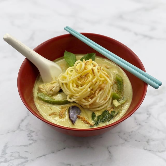Thai Green Curry Noodle.