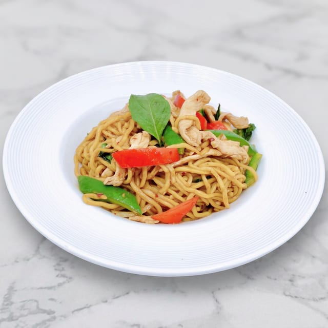 Lo Mein Drunken Noodle.