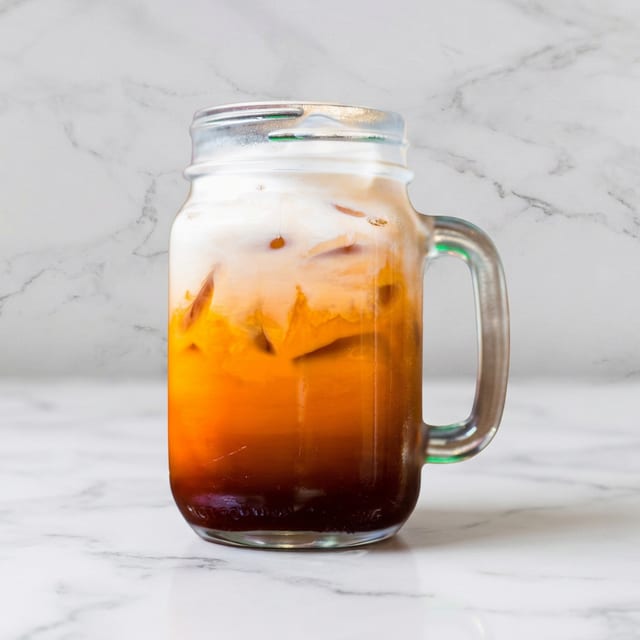 Vegan Thai Iced Tea (Almond Milk).