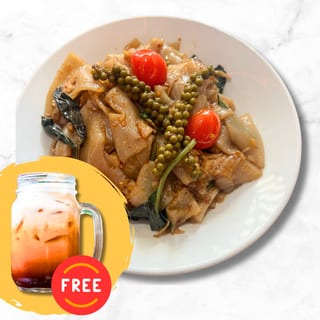 Wild Thai Drunken Noodle (with FREE Thai Iced Tea)
