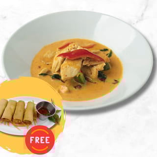 Panang Curry (with FREE Vegetable Spring Rolls)