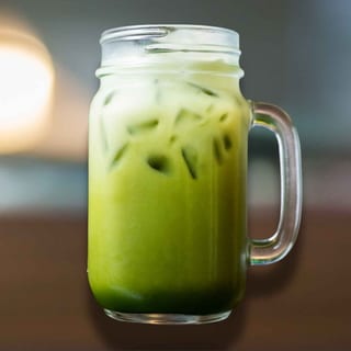 Iced Green Milk Tea
