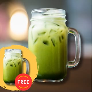 2X Iced Green Milk Tea (BOGO)